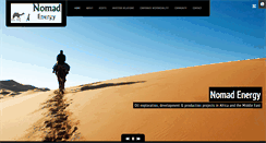 Desktop Screenshot of nomad-energy.com